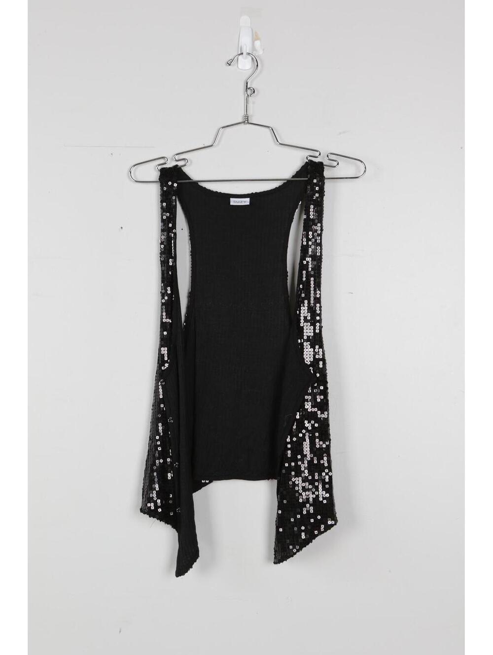 00's Suzy Shiler Racerback Embellished Tank Top